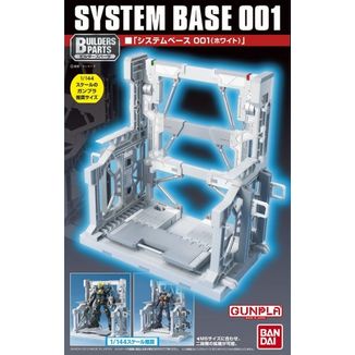 Model Kit System Base 001 Blanco Builder Parts 