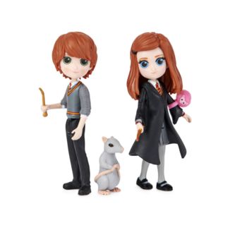 Set de Figuras Ron y Ginny Weasley Harry Potter Wizarding World