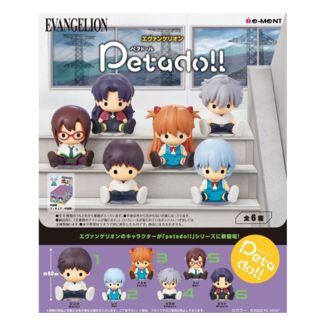 Blind Box Figura Neon Genesis Evangelion Petadoll Re-Ment (Aleatorio)