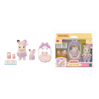 Set Figuras Sylvanian Families 5806: Sleepy Dream Siblings