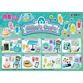 Set Figuras Hatsune Miku's Cafe Display Vocaloid (Caja Completa)