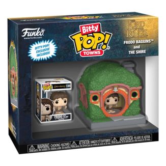 Frodo Baggins at The Shire Lord of the Rings Funko Bitty Pop Town Display