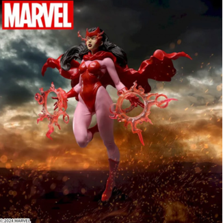 Scarlet Witch Wanda Maximoff Figure Marvel Comics ACT/CUT Sega