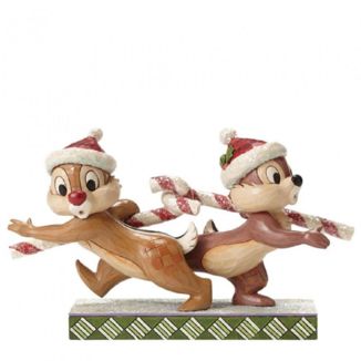 Chip and Dale Christmas Figure Disney Traditions Jim Shore