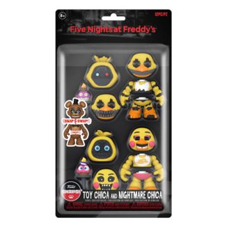 Toy Chica & Nightmare Chica Figure Five Nights at Freddy's Funko Snaps