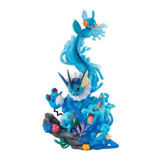 Vaporeon & Friends Type Water Dive To Blue Pokemon GEM Ex Figure