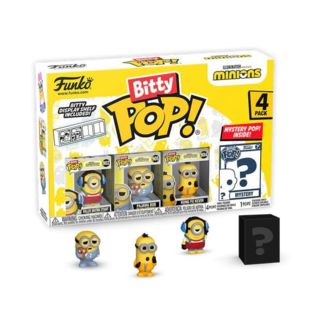 Roller Skating Stuart Funko Bitty Pop Minions 4 Pack