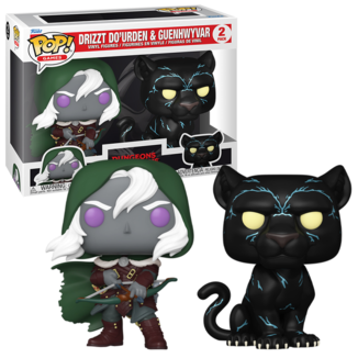 Drizzt Do'Urden & Guenhwyvar Dungeons & Dragons Funko POP! Games 2 Pack