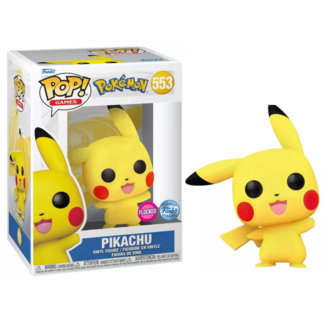 Pikachu Pokémon Funko POP! Games 553 Flocked Special Edition