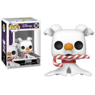Zero with Candy Cane Night Before Christmas 30th Anniversary Disney Funko POP! 1384