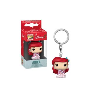Ariel Christmas The Little Mermaid Disney Keychain Funko Pocket POP!