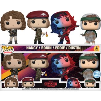 Stranger Things Season 4 Funko POP! 4 pack Special Edition