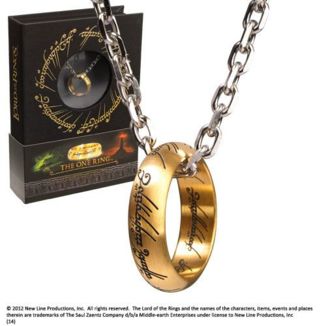 One Ring Pendant Replica The Lord of the Rings Noble Collection