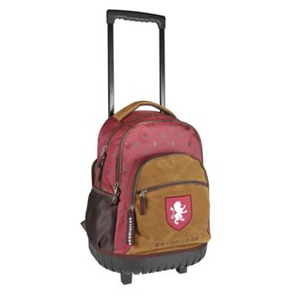 Scarlet & Gold Gryffindor School Trolley Backpack Harry Potter 