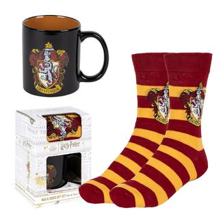 Pack Taza y Calcetines Escudo de Gryffindor Harry Potter