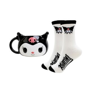 Kuromi 3D Mug & Socks Set Sanrio Kuromi 3D Mug & Socks Set Sanrio