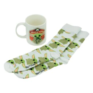 Set Taza 3D y Calcetines Grogu Star Wars: The Mandalorian