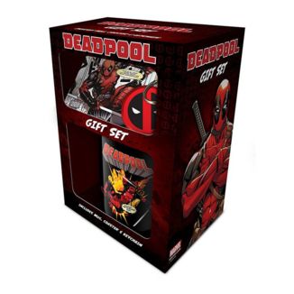 Deadpool Marvel Comics Mug Keychain and Coaster Set