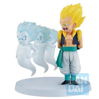 Figura Gotenks y Fantasmas Ataque Kamikaze de los Superfantasmas Dragon Ball Z History II Ichibansho