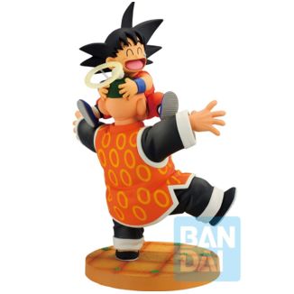 Figura Son Goku y Abuelo Son Gohan Dragon Ball History II Ichibansho