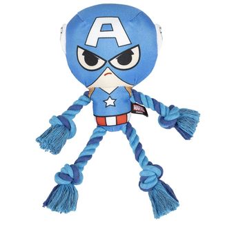 Captain America Dental Rope Toy for Dogs Marvel Comics