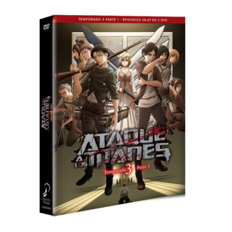 Ataque A Los Titanes Temporada 3 Parte 1 DVD