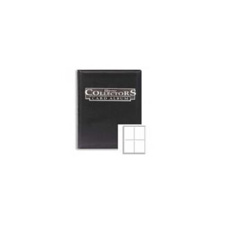 Álbum Binder Archivador 4 Bolsillos Negro Collector Ultra Pro