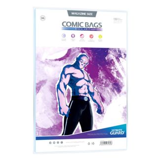 Bolsas Cómic Magazine Size con Cierre Reutilizable Ultimate Guard (Pack 100)
