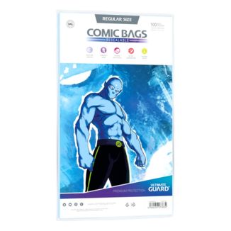Bolsas Cómic Regular Size con Cierre Reutilizable Ultimate Guard (Pack 100)