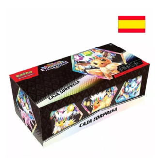 Caja Sorpresa SV8.5 Pokémon TCG Escarlata y Púrpura Evoluciones Prismáticas (Español)