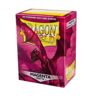 Fundas Estándar Magenta Matte Dragon Shield (Pack 100)