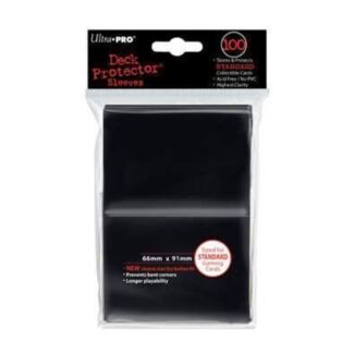 Standard Black Card Sleeves Ultra Pro (Pack of 100)