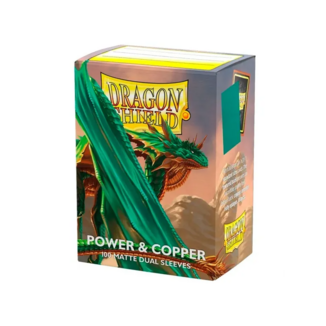 Power & Copper Matte Dual Standard Card Sleeves Dragon Shield (Pack 100)