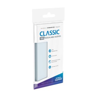 Fundas Estándar Transparente con Cierre Reutilizable Classic Sleeves Ultimate Guard (Pack 100)