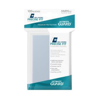 Fundas Estándar Transparente Precise-Fit Sleeves Side-Loading Ultimate Guard (Pack 100)