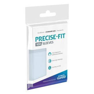 Fundas Estándar Transparente Precise-Fit Ultimate Guard (Pack 100)