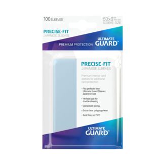 Fundas Tamaño Japonés Transparente Precise-Fit Ultimate Guard (Pack 100)