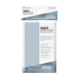Fundas Tamaño Tarot Transparente Premium Soft Ultimate Guard (Pack 50)