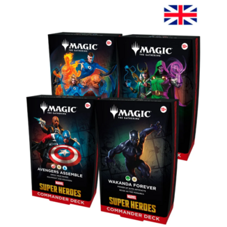 Mazo Commander Marvel Super Heroes Magic: The Gathering - Inglés