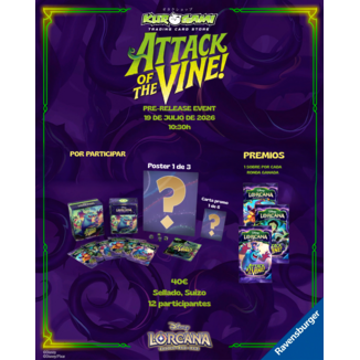 Lorcana "Attack of the Vine" Pre-Release Registration – July 26, 2025