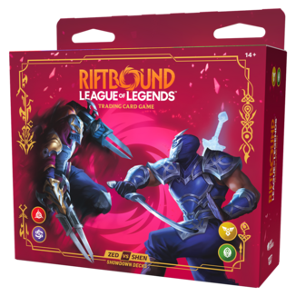 Showdown Decks Zed VS Shen Vendetta Riftbound - League Of Legends TCG (Inglés)