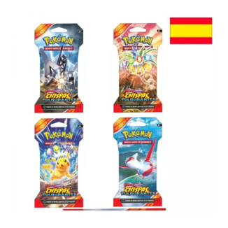 Sobre Blister Booster Pack SV8 Pokémon TCG Escarlata y Púrpura Chispas Fulgurantes (Español)