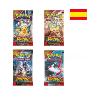 SV8 Booster Pack Pokémon TCG Escarlata y Púrpura Chispas Fulgurantes (Spanish)