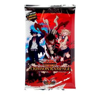 Booster Pack My Hero Academia Collectible Card Game Crimson Rampage