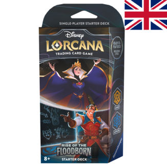 Disney Lorcana Amber Sapphire Starter Deck Rise of the Floodborn - English