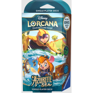 Emerald Sapphire Starter Deck Disney Lorcana Azurite Sea - English