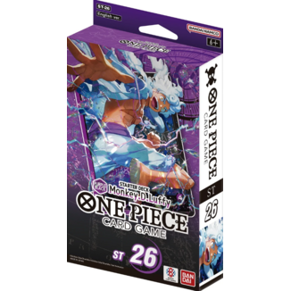 Starter Deck Purple Black Monkey D. Luffy One Piece Card Game [ST-26]