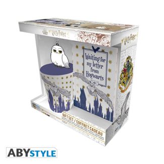 Gift Pack Mug + Keyring + Notebook Hedwig Harry Potter