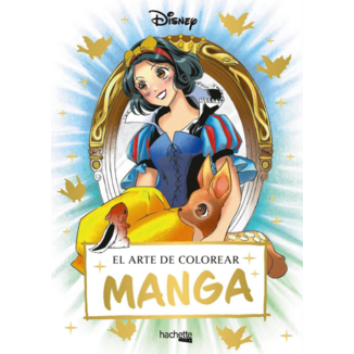 Libro El Arte de colorear Manga Disney