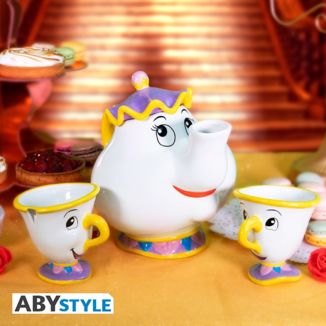 Mrs Potts and Chip Disney Teapot and Cups Set